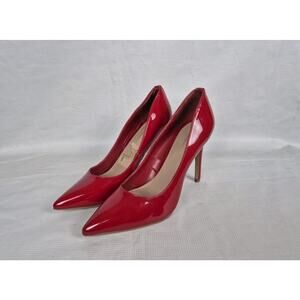 BCBGeneration Women’s 9.5 Red Patent Leather Pointed Toe Stiletto High Heel Pump
